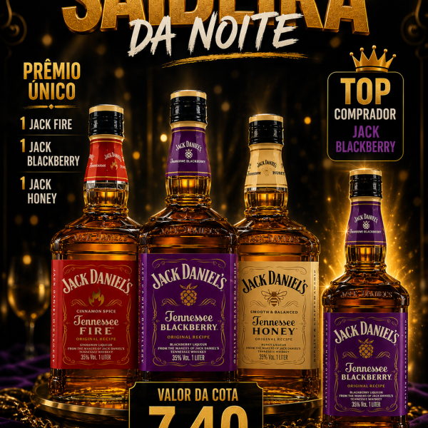🔥 SAIDEIRA DA NOITE JACK DANIEL’S 🔥